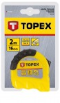 TOPEX Ocelový kapesní metr Shiftlock 2m / 16 mm - 27C302